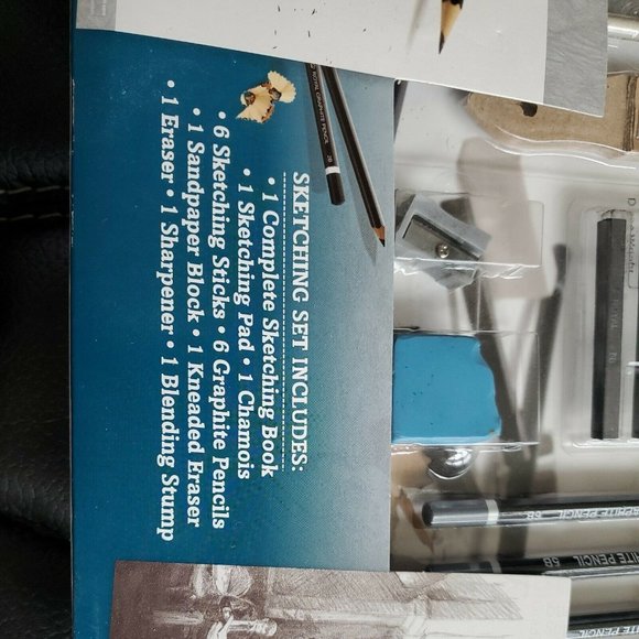 Royal Art Instructor Sketching Set **NEW** Full Set w Instructional Book - Picture 3 of 8